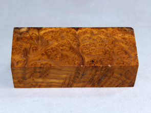 Stabilized Russian Olive Burl Wood Mod Block